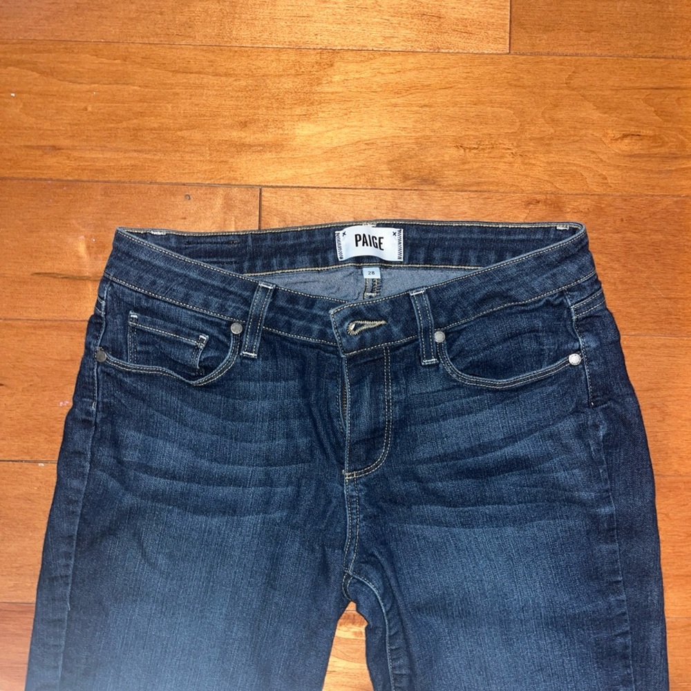 PAIGE Blue Skinny Jeans Classic Denim